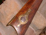 Antique Percussion Full Stock Southern Inlayed Long RifleAll Original Unaltered - 12 of 14
