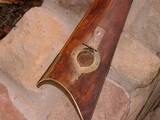 Antique Percussion Full Stock Southern Inlayed Long RifleAll Original Unaltered - 13 of 14