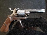 Belgium Folding Trigger Pin Fire Revolver - 2 of 8