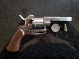Belgium Folding Trigger Pin Fire Revolver - 1 of 8