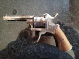 Belgium Folding Trigger Pin Fire Revolver - 3 of 8