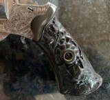 "A. Planson A Nancy" Silver Plated Engraved Pinfire DA Revolver - 4 of 5