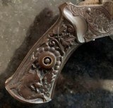 "A. Planson A Nancy" Silver Plated Engraved Pinfire DA Revolver - 2 of 5
