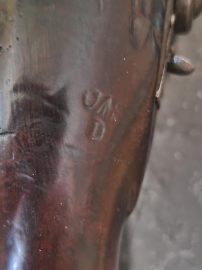 Fully Stamped/ London marked proofed 18th century British Service flintlock pistol. - Image 15 of 15