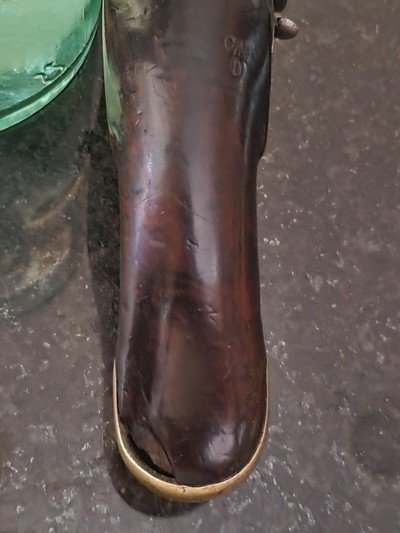 Fully Stamped/ London marked proofed 18th century British Service flintlock pistol. - Image 11 of 15