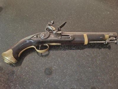 Fully Stamped/ London marked proofed 18th century British Service flintlock pistol. - Image 1 of 15