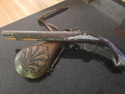 Late Replica Of An18th Century Flintlock Pistol - Image 5 of 9
