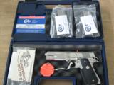Colt MK IV Series 80 Enhanced 38 Super 1998 /w/ Pearlite and Rubber Grips 3 Mags – Mint- 9 of 9