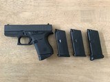 New Glock 43 G43 Compact 9mm /w/ 4 Mags - up to 8+1 capacity + Grip Sleeve - 2 of 6