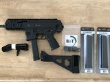 B&T Brugger & Thomet APC9 Pro G (9mm) Glock Lower /w/ SB Tactical Brace and Three (3) Hi Capacity Magazines - 11 of 11