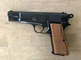 Browning Hi Power 9mm T Series Belgium 1969 /w/ Ring Hammer, Pouch and 2 Mags - 4 of 7