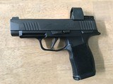 Sig Sauer P365 XL 9mm Manual Safety /w/ Romeo Zero Reflex 3 MOA + 3 (12) Round Mags – Factory New - 2 of 7
