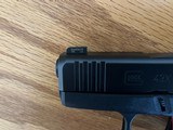 New Glock 43X 9mm Upgraded - Apex Tactical Trigger, Ameriglo Night Sights, Ext Slide Release, 10 & 15 Round Mags - 5 of 8