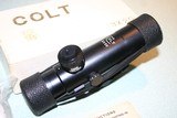 Vintage COLT 3 X 20 AR Style AR - 15 RIFLE SCOPE W/ Box & Manual - 3 of 12