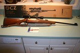 CZ 550 SAFARI CLASSICS 375 H&H MAGNUM w/ BURRIS Optics Full Rigged MINT Condition - 1 of 15