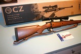 CZ 550 SAFARI CLASSICS 375 H&H MAGNUM w/ BURRIS Optics Full Rigged MINT Condition - 2 of 15