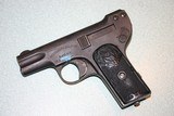 Charles CLEMENT Model 1903 25 ACP 2nd Type PISTOL Very Rare European Semi Automatic - 1 of 8