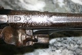 18th Century Flintlock OTTOMAN Turkish Greek Horse PISTOL Heavy Fighting Hand Gun Dated 