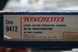 Winchester model 94 in 30/30 NIB Never Fired Vintage 1979 Made Rifle w/ Original BOX & Manuals - 11 of 12