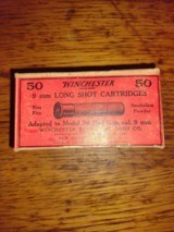 Rare Winchester 9mm Long Shot Cartridges - 1 of 5