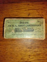 Vintage Peters Extra Long 44 Shot Cartridges - 2 of 4