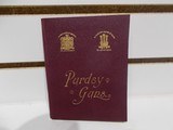 PURDEY INSTRUCTION BOOK FROM 1929 - 1 of 1