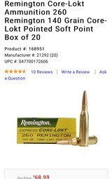 260 Remington - 2 of 2