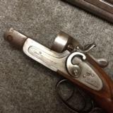 Sam Holt Arms co. Belgian made 12 gauge hammer double- 1 of 7