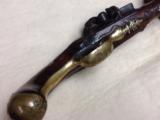 Original Fancy Flintlock Raised Carved Pistol - 8 of 15