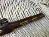 Antique Ryan and Watson, London, Brass mounted, Flintlock Pistol - 5 of 10