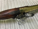 Antique Ryan and Watson, London, Brass mounted, Flintlock Pistol - 9 of 10