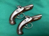 Original Pair Slotter & Co. Deringers .40 cal. - 1 of 14
