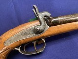 Belgian, Damascus, Double Barrel, Percussion Pistol - 2 of 15