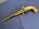 Belgian, Damascus, Double Barrel, Percussion Pistol - 9 of 15