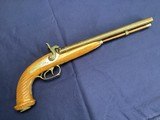 Belgian, Damascus, Double Barrel, Percussion Pistol - 3 of 15