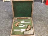 Cased Set of Engraved,Screw Barrel, Muff Pistols - 5 of 14