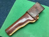 H. H. Heiser holster for a Colt Match Target 1st model Bullseye .22 pistol - 4 of 5