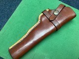 H. H. Heiser holster for a Colt Match Target 1st model Bullseye .22 pistol - 1 of 5