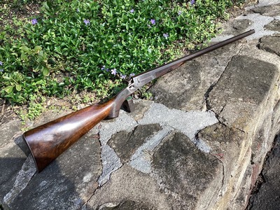 John Rigby, Rook and Rabbit rifle, early center hammer, .380 C.F. - Image 6 of 15