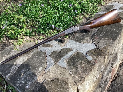 John Rigby, Rook and Rabbit rifle, early center hammer, .380 C.F. - Image 3 of 15
