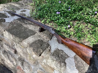 John Rigby, Rook and Rabbit rifle, early center hammer, .380 C.F. - Image 1 of 15