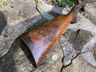 John Rigby, Rook and Rabbit rifle, early center hammer, .380 C.F. - Image 13 of 15