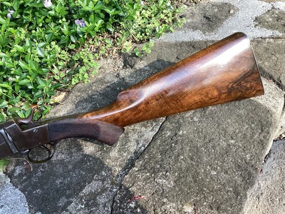 John Rigby, Rook and Rabbit rifle, early center hammer, .380 C.F. - Image 4 of 15