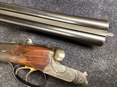 W&C Scott “Continental” 16 gauge double shotgun and Motor Case - Image 7 of 15
