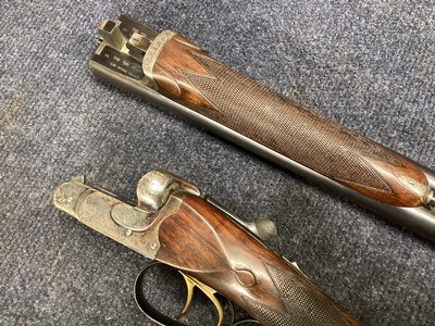 W&C Scott “Continental” 16 gauge double shotgun and Motor Case - Image 6 of 15