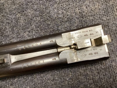 W&C Scott “Continental” 16 gauge double shotgun and Motor Case - Image 15 of 15