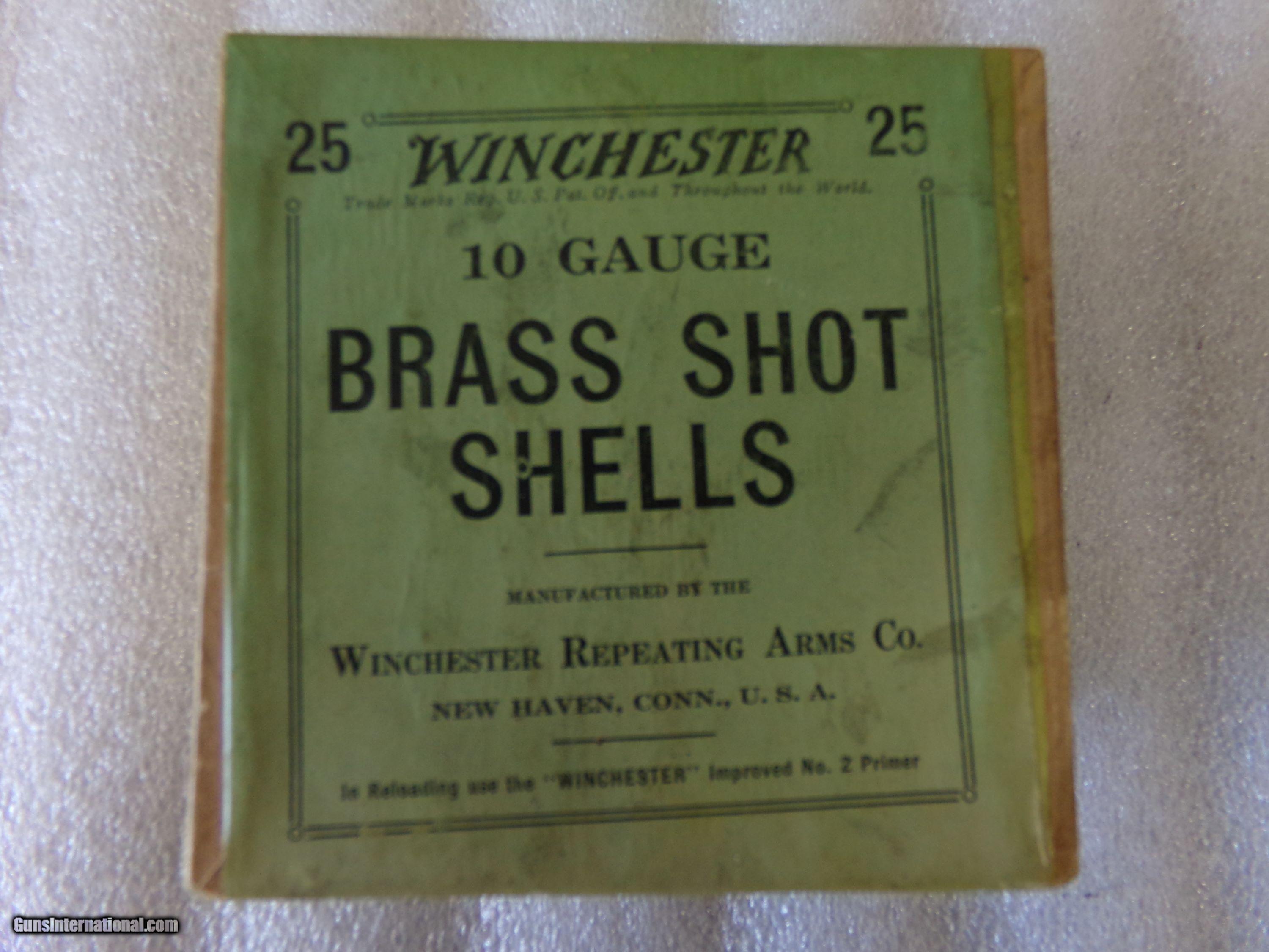 Winchester 12 ga. BRASS shot shells