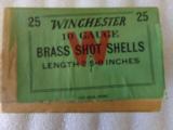 Winchester 12 ga. BRASS shot shells - 3 of 4