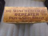 Winchester box of 100 Repeater paper shot shells - 5 of 6