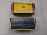 WINCHESTER .25-20 Lot of 2 boxes - 3 of 10